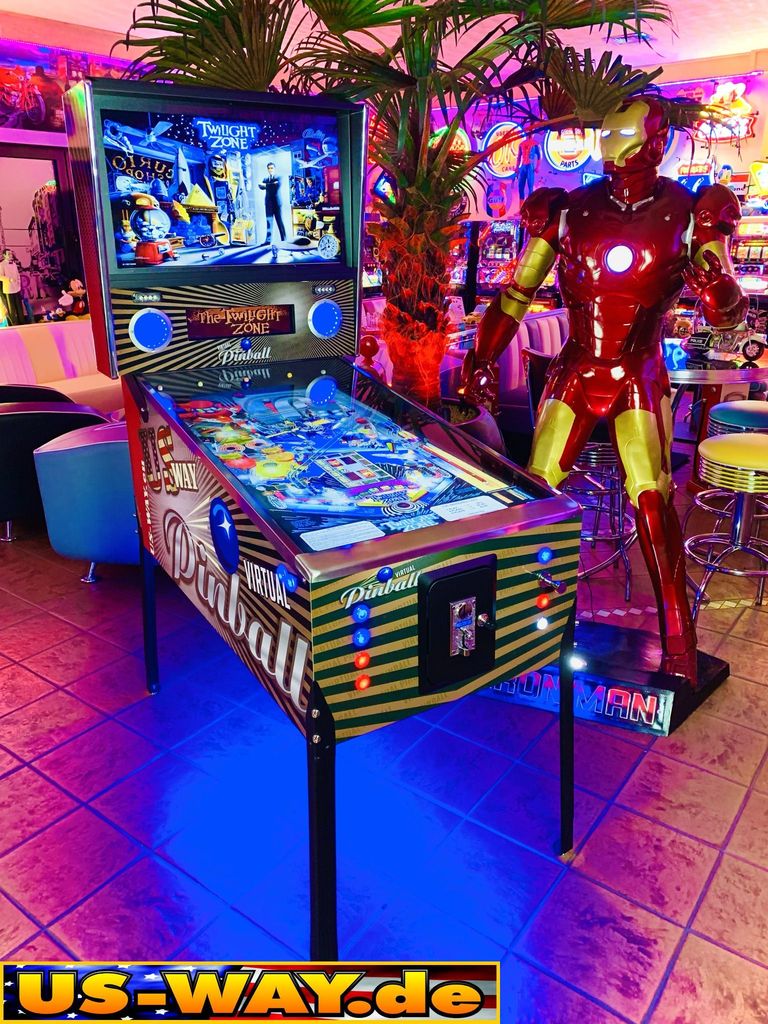 VP-03 Neu Virtueller Pinball Flipper Spielautomat Arcade Machine Flipperautomat 